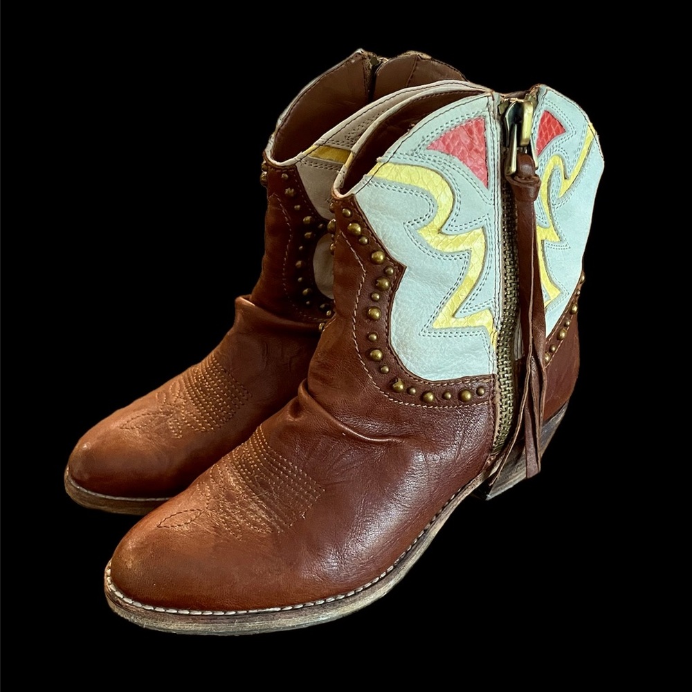 Sam Edelman Shane western bootie Sz 7